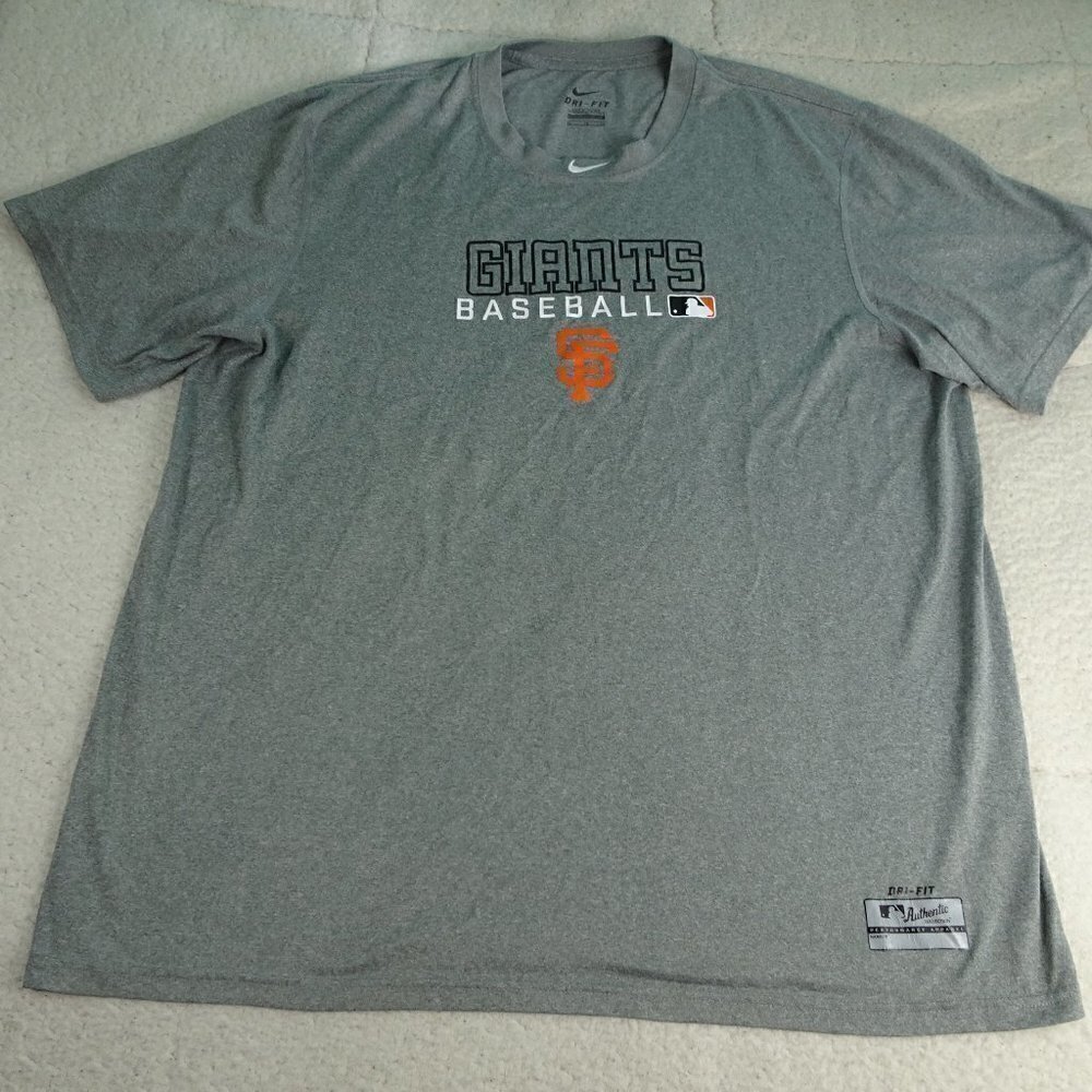 MLB San Francisco Giants Nike Gray DryFit Tee XL